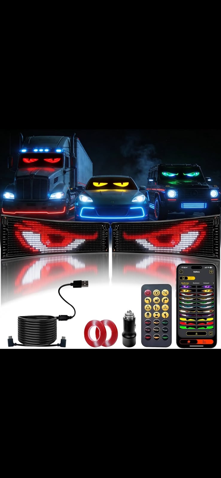 Car LED Matrix Display Panel