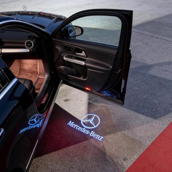 Mercedes-Benz Door Logo Lights