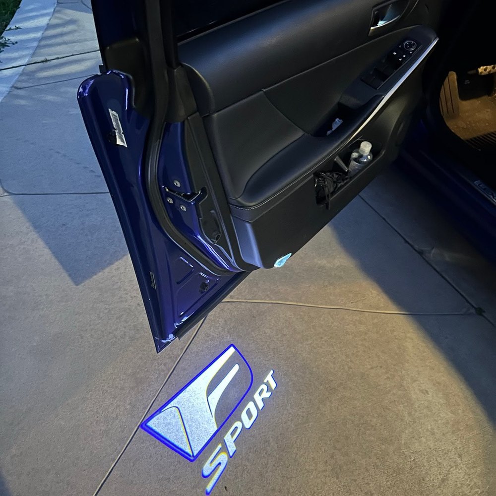 Lexus F Sport Door Logo Lights