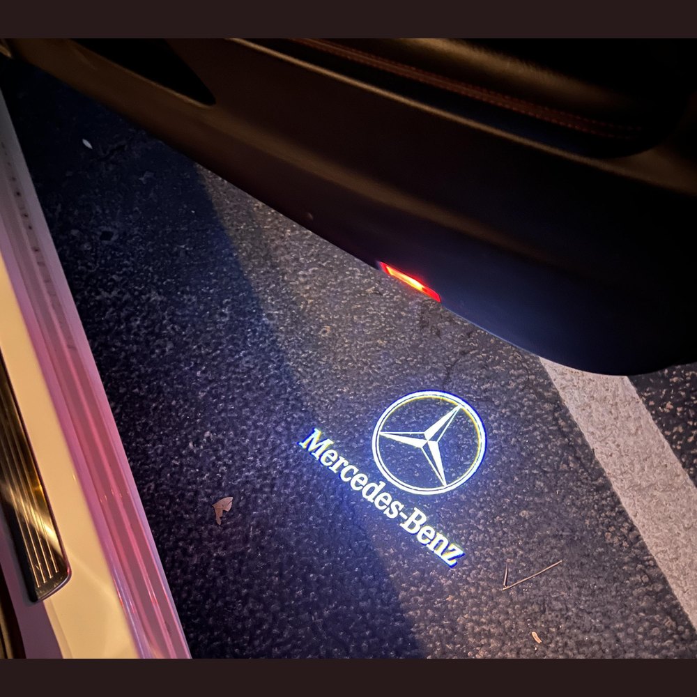 Mercedes-Benz Door Logo Lights