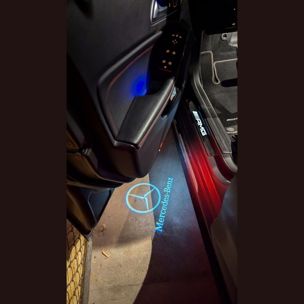 Mercedes-Benz Door Logo Lights