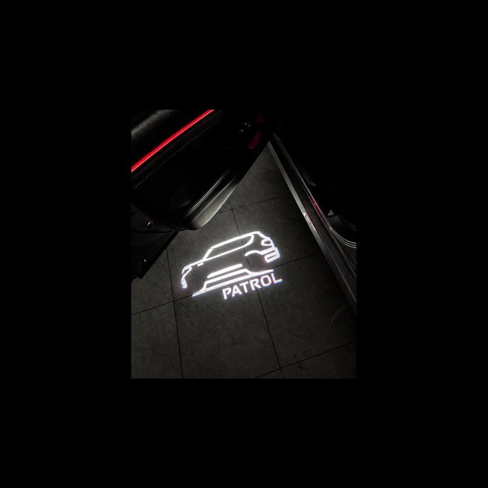 Nissan Patrol Door Logo Lights